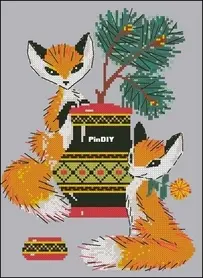 Little fox-sisters by M.Lenina xsd