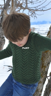 Little Pine Sweater by Camilyn Crane