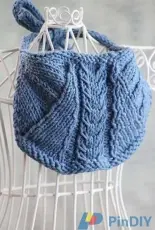Cute & Cabled Baby Bib by Gretchen Tracy -Free