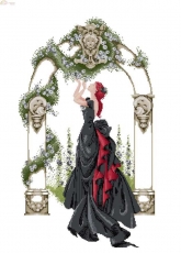 Mirabilia MD 03 Rose of Sharon dress black