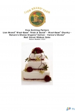 Lion Brand Yarn-N°80008-Red Velvet Ribbon Cake-Free