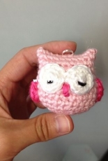 DDS crochet - Denise Kao - Mini Owl Charm - Free