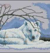 Dimensions 35123 Wolf in Snow