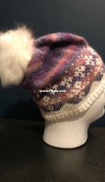 Snowfall Toque - MawdsleyFibreArts - Helen Mawdsley - Free