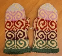 Fiddlehead Mittens by Adrian Bizilia