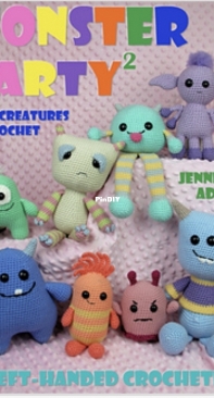 Left Handed Crocheter - Jennifer Adams - Monster Party 2