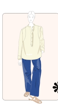 Daughter Judy - No 104 - Bonnet Shirt - Sizes XS-5X