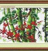 Spring Cross Stitch 06130 - Three Friends in Winter