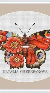 Red Butterfly by Natalia Cherepanova SAGA