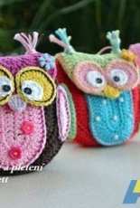 Crochet and knitting from Yvett - Iveta Čtvrtníčková  -  Purse Owl - Owl Purse