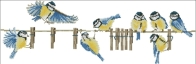 Blue Tit Family by Pollyanna Pickering from The World of Cross Stitching TWOCS 178 PCS + XSD