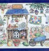 Dimensions Charts & Charms 72636 Garden Charm
