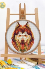 Awesome Pattern Studio C746 - Mandala Alaskan Malamute