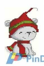 Polar Bear in a Hat by Tinker_Bell