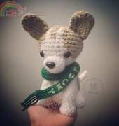 Little mee creations- Doris Yu- Lucky the Chihuahua Dog Amigurumi-Free