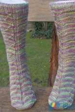 Zackig Socken by Susanne Kölling -German-Free