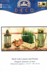 DMC BK245 Deco - Shelf With Lantern and Pitcher