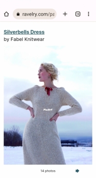 Silverbells Dress by Helene Arnesen (Fabel Knitwear)