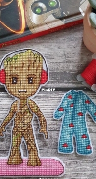 Groot with pajamas by Anastasia Slavina