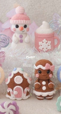 Atelie Floraqua - Manuela Oberg - Ebook Sweet Christmas - Ebook Doce Natal - Portuguese