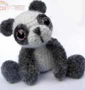 Patchwork Moose - Kate E Hancock - Millie Amigurumi Panda
