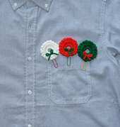 Pan Perkins - Pocket Wreath Paperclip Bookmark - Free