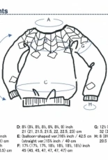 Rosette Pullover by Reiko Kuwamura - English, Japanese
