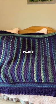 Twin size blanket done!!