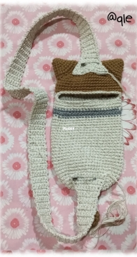 Working on My Version of the Cat Phone Bag