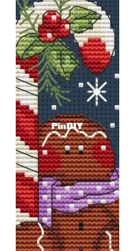 Gingerbread Man Bookmark by Natalia Cherepanova - Free