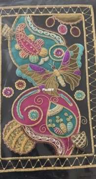 My gold work butterfly