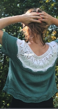 Cristallo Tee by Alessia & Favia Taverna - Knitting For Breakfast - Spanish