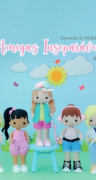 Vanessa Penedo- Mimos em Feltro - Inseparable Friends Vol.1 - Amigas Inseparaveis Vol.1 - Portuguese