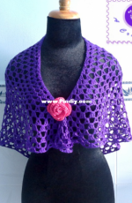 Be A Crafter - Maz Kwok - Purple Glam Shawl - Free