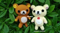Corals Crochet - Erwin Goh - Rilakkuma and Korilakkuma - Free