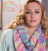 Red Heart - Rebecca Velasquez - LW3619 - Cluster Stitch Wrap - Free