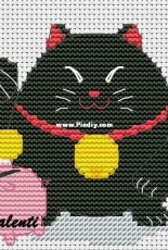 Black Maneki Neko by Valenti