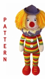 Kat Knit Toys - Ekaterina Litvinova - Clown