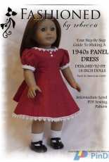 1940s Panel Dress by Fashioned by Rebecca