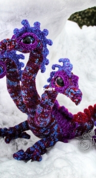 Crafty Intentions - Megan Lapp - Hydra Three Headed Dragon