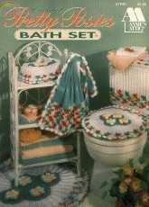 Annies Attic 87P99 - Donna Piglowski - Pretty Posies Bath Set