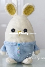 I Heart Gantsilyo - Crochet Eggster Bunny - Free