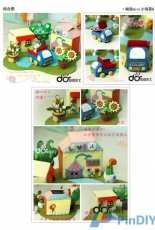 Felt mini house by Dio Chinese language