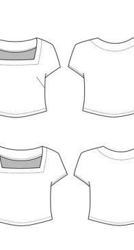 Friday Pattern Co - Chelsea Gurnoe - Square neck Top - Sizes XS-7X