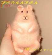 My knitted hamster))