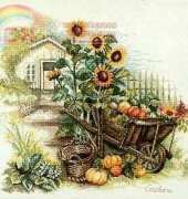 Lanarte 34623 PN-0007988 Wheelbarrow and Sunflowers XSD