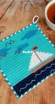 Little Owls Hut - Svetlana Zabelina - Sailboat in the Sea Placemat