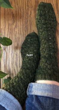 Philodendron Socks by Settlers Grove Designs-Free