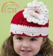 Coats & Clark - Red Heart - Crochet Today LW3167  Big Bloom Hat by Ellen Gormley