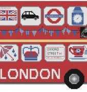 London Bus by Durene Jones from Cross Stitch Gold 112 PCS